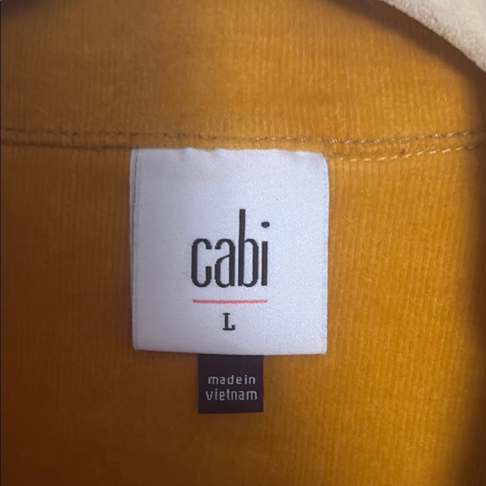 CAbi Golden Mustard Utility Jacket - Picture 2 of 3